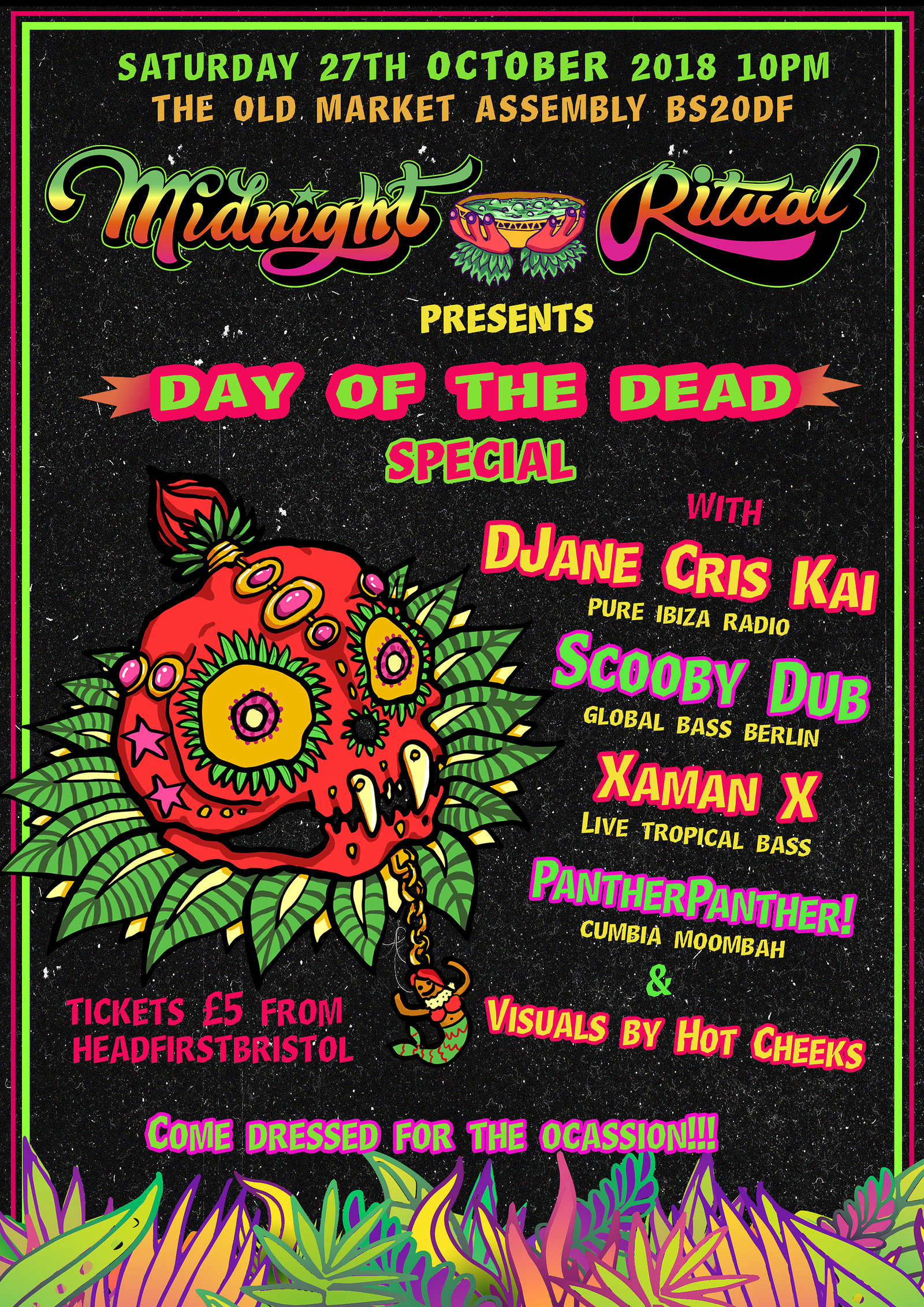 Midnight Ritual Day of the Dead Special at The Old Market Assembly