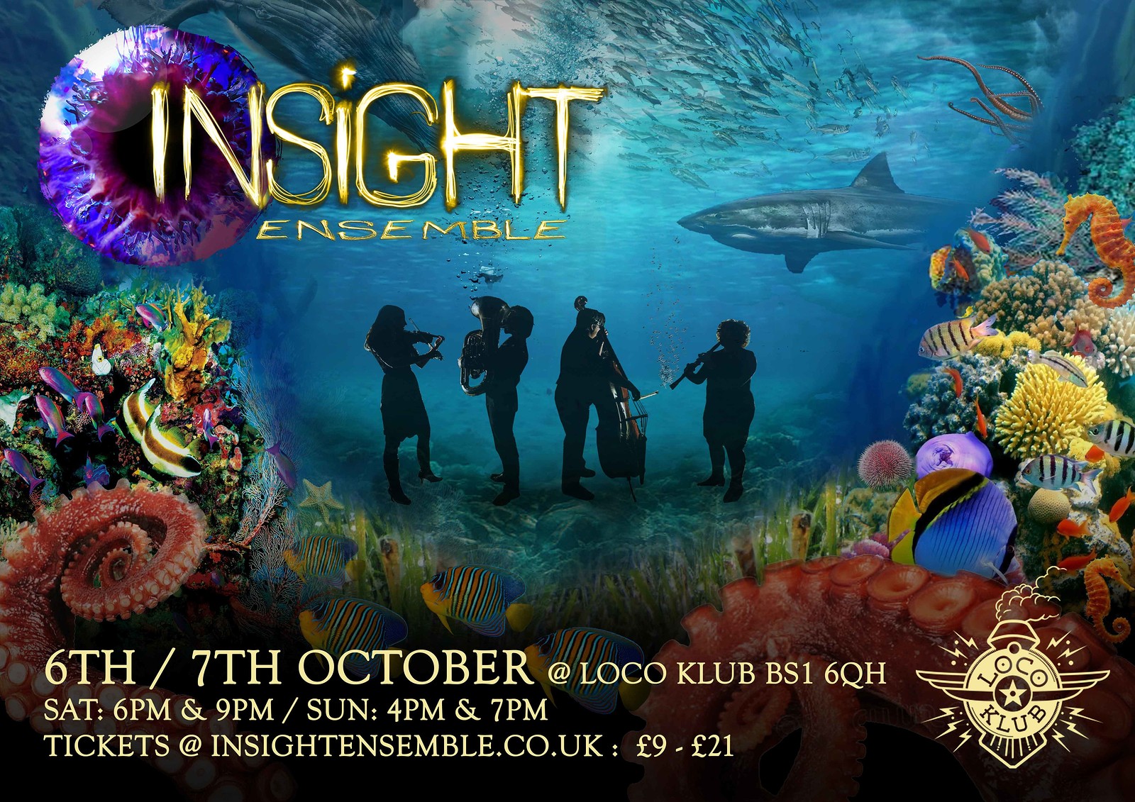 Insight Ensemble goes Under the Sea at The Loco Klub