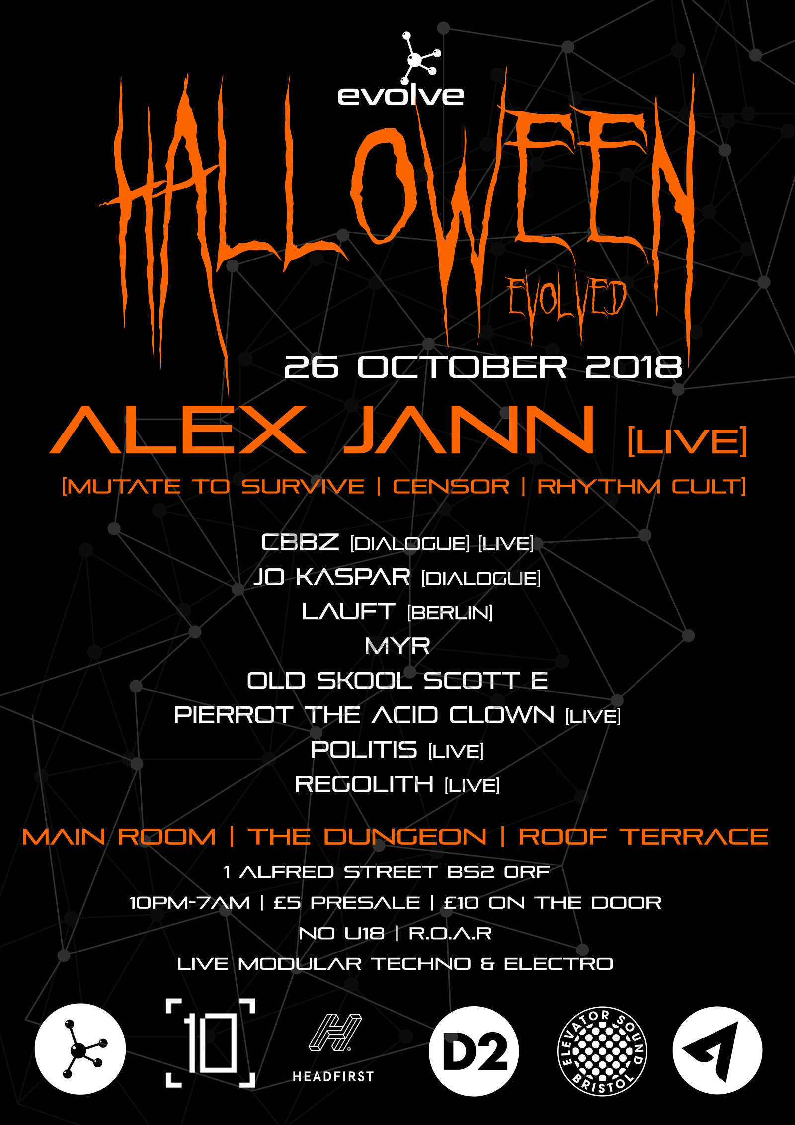 Halloween Evolved featuring Alex Jann at Dare To Swing