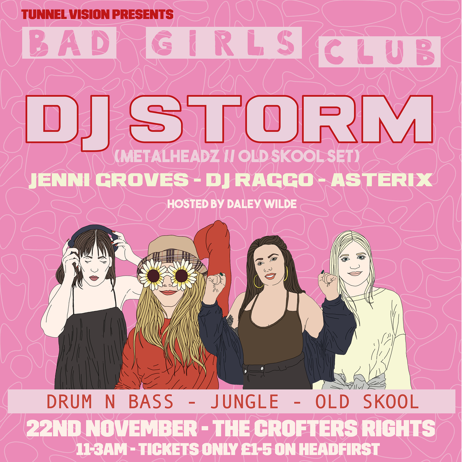 Tunnel Vision: Bad Girls Club w/ DJ Storm at Crofters Rights