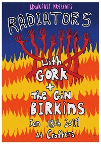 Breakfast Presents: Radiators, Gork & The Gin Birk in Bristol