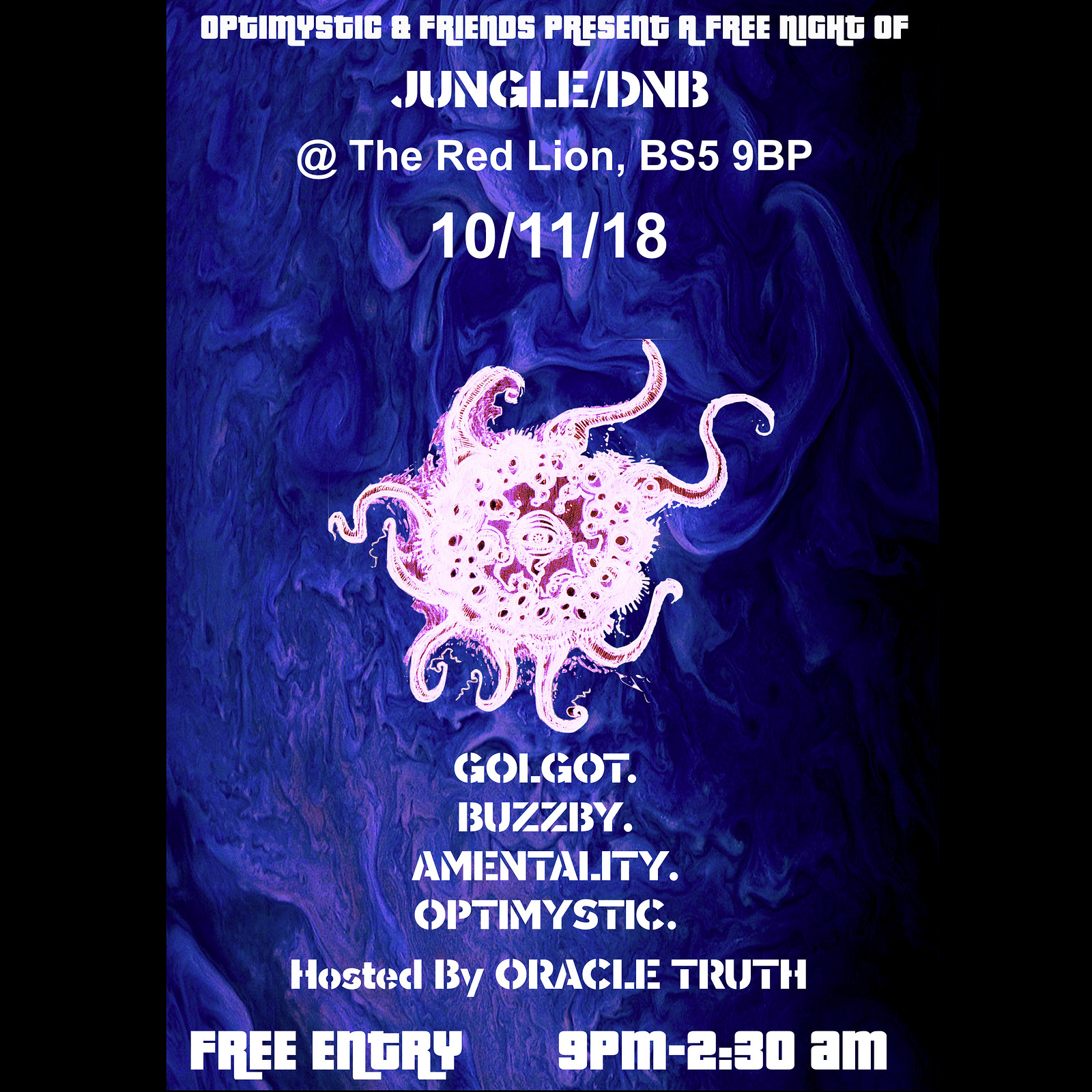 Optimystic & Friends Free Jungle/dnb Session 15 at The Red Lion BS5