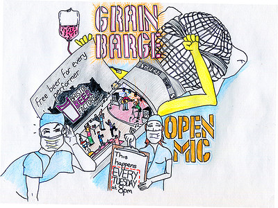 Open Mic at The Grain Barge