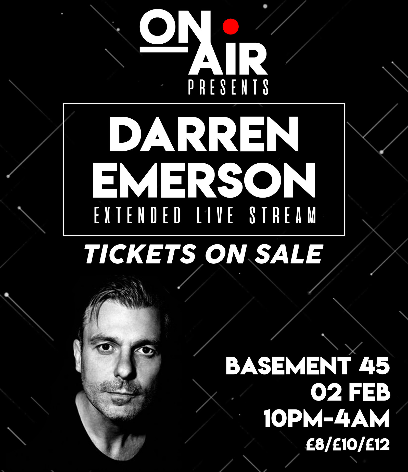 On Air Presents: Darren Emerson at Basement 45