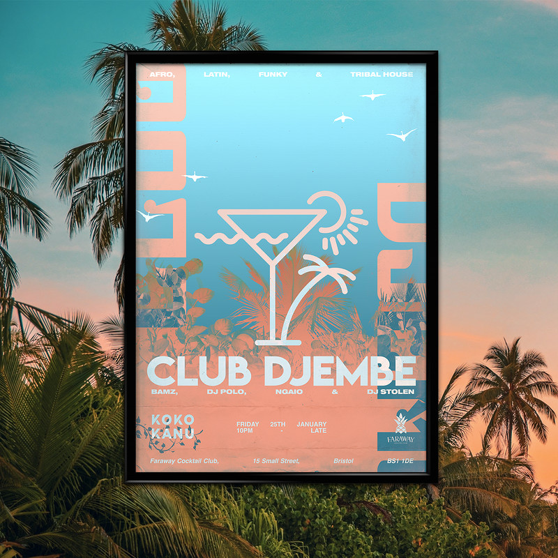 Club Djembe: Bamz, DJ Polo, Ngaio, DJ Stolen at Faraway Cocktail Club