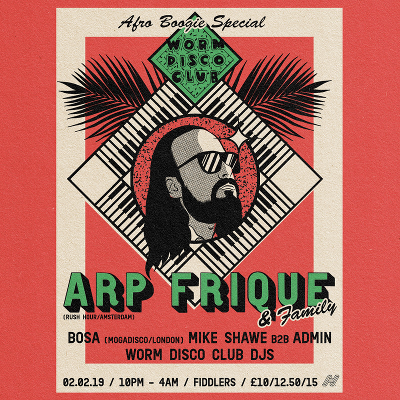 Worm Disco Club w/Arp Frique "Afro-Boogie Special" at Fiddlers