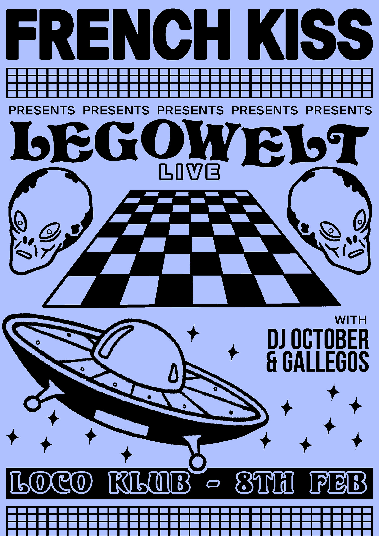 French Kiss presents: Legowelt  / DJ October at The Loco Klub