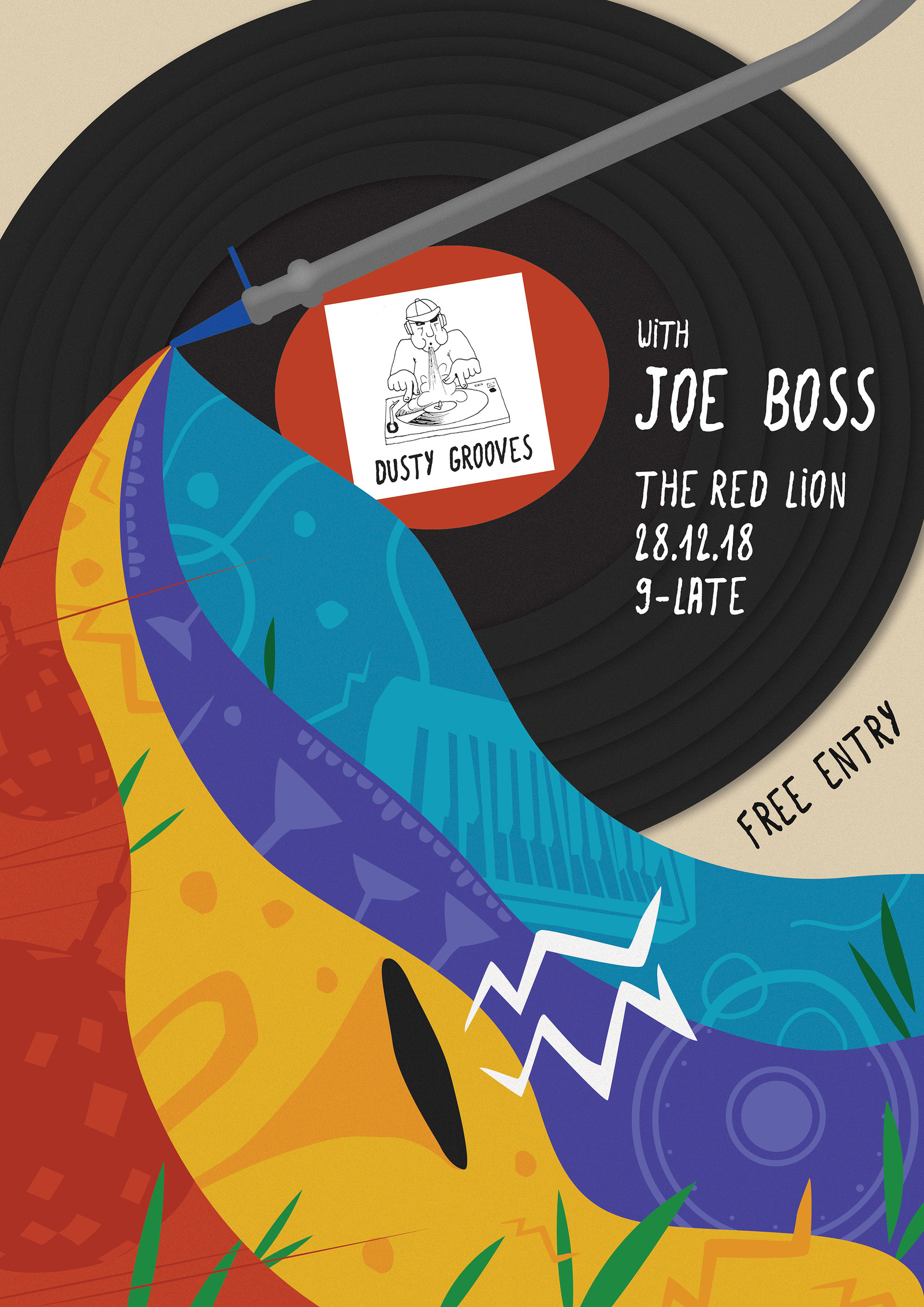 Dusty Grooves w/ Joe Boss at Red Lion, Whitehall Road