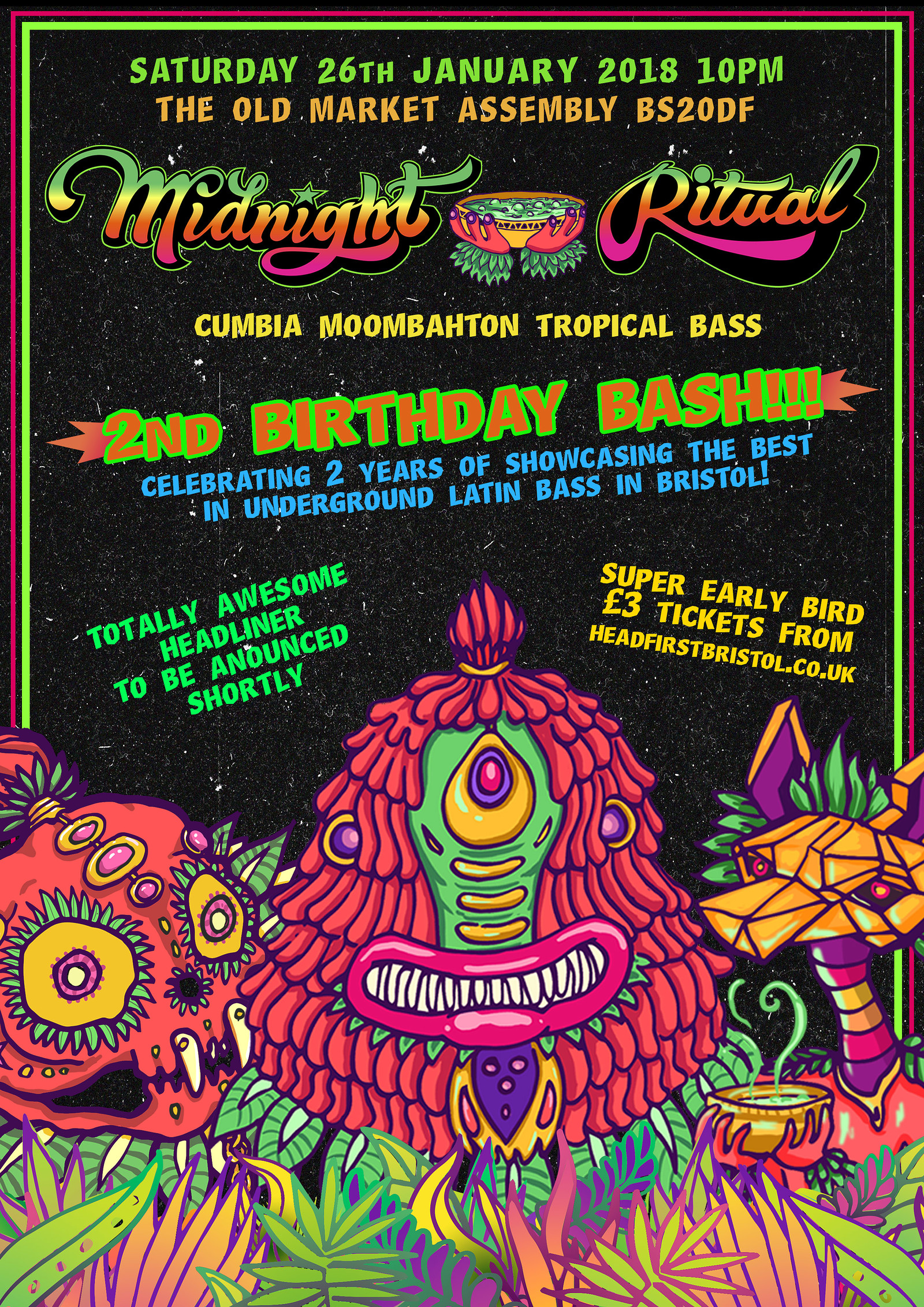 MIDNIGHT RITUAL 2ND BIRTHDAY BASH at The Old Market Assembly