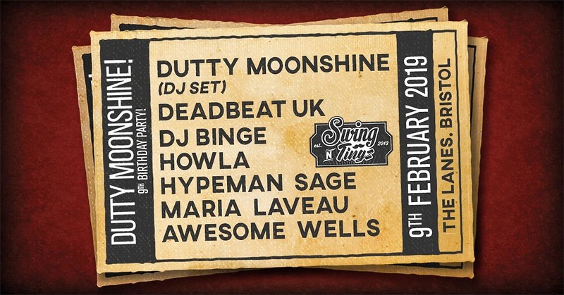Swing n Tingz 24: Dutty Moonshine 9th Bday party at The Lanes