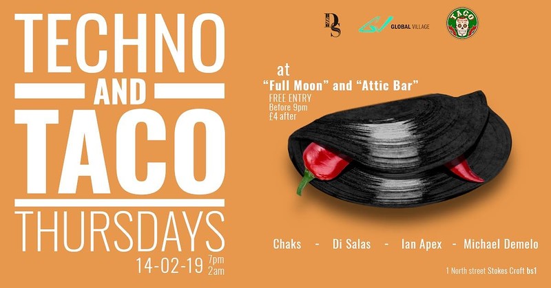 Techno & Taco Thursday at The Attic Bar