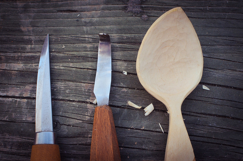 Spoon Carving Workshop - From log to spoon at InBristol Studio.