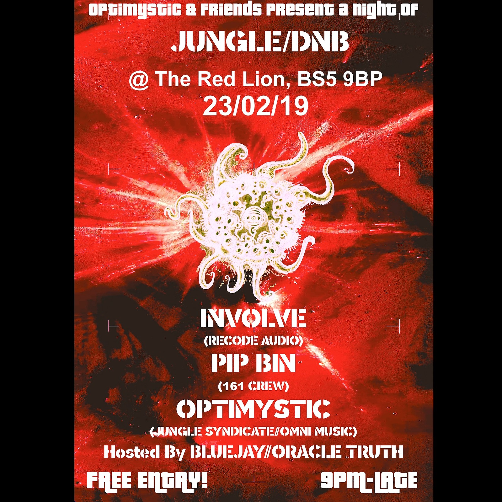 Optimystic & Friends Free Jungle/Dnb Session 17 at The Red Lion BS5