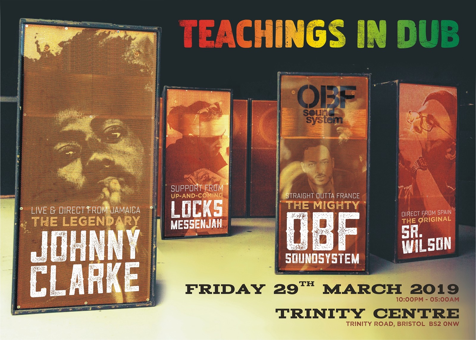 Teachings in Dub w/ Johnny Clarke & OBF Sound at The Trinity Centre