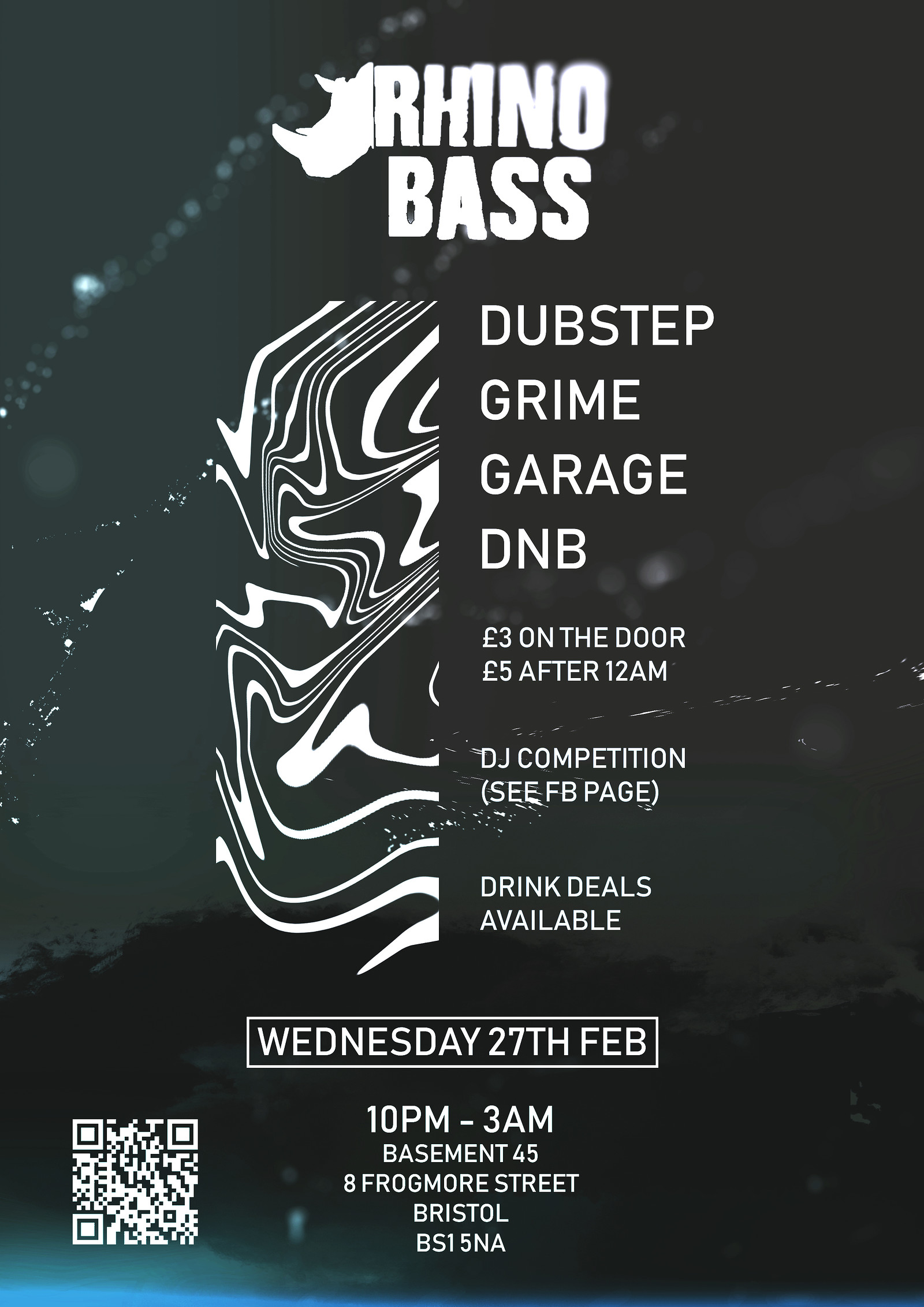 Rhino Bass Presents : Garage, Grime, Dubstep & Dnb at Basement 45
