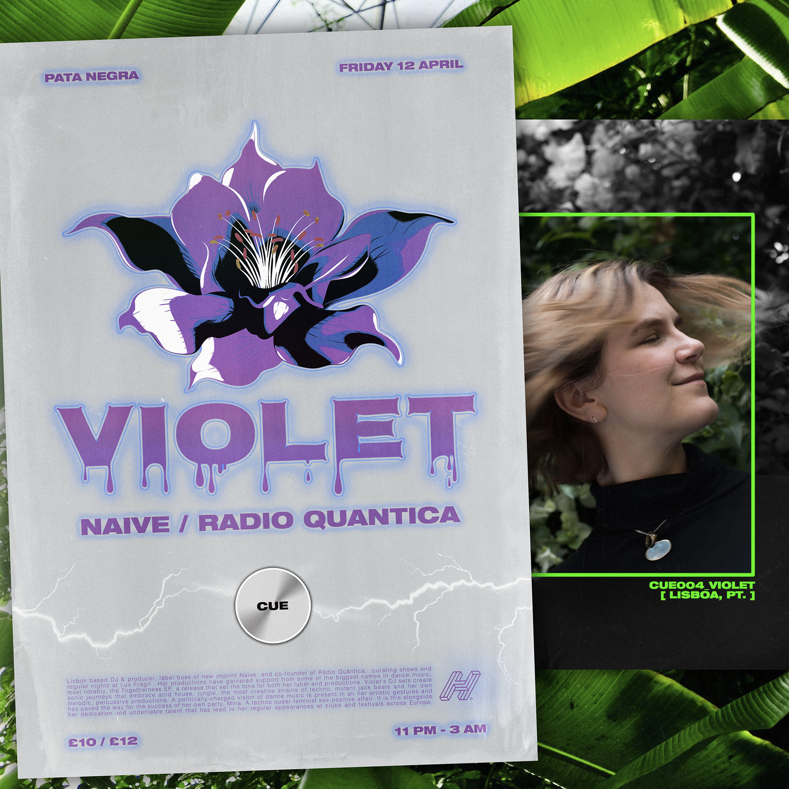 Cue Violet at Pata Negra
