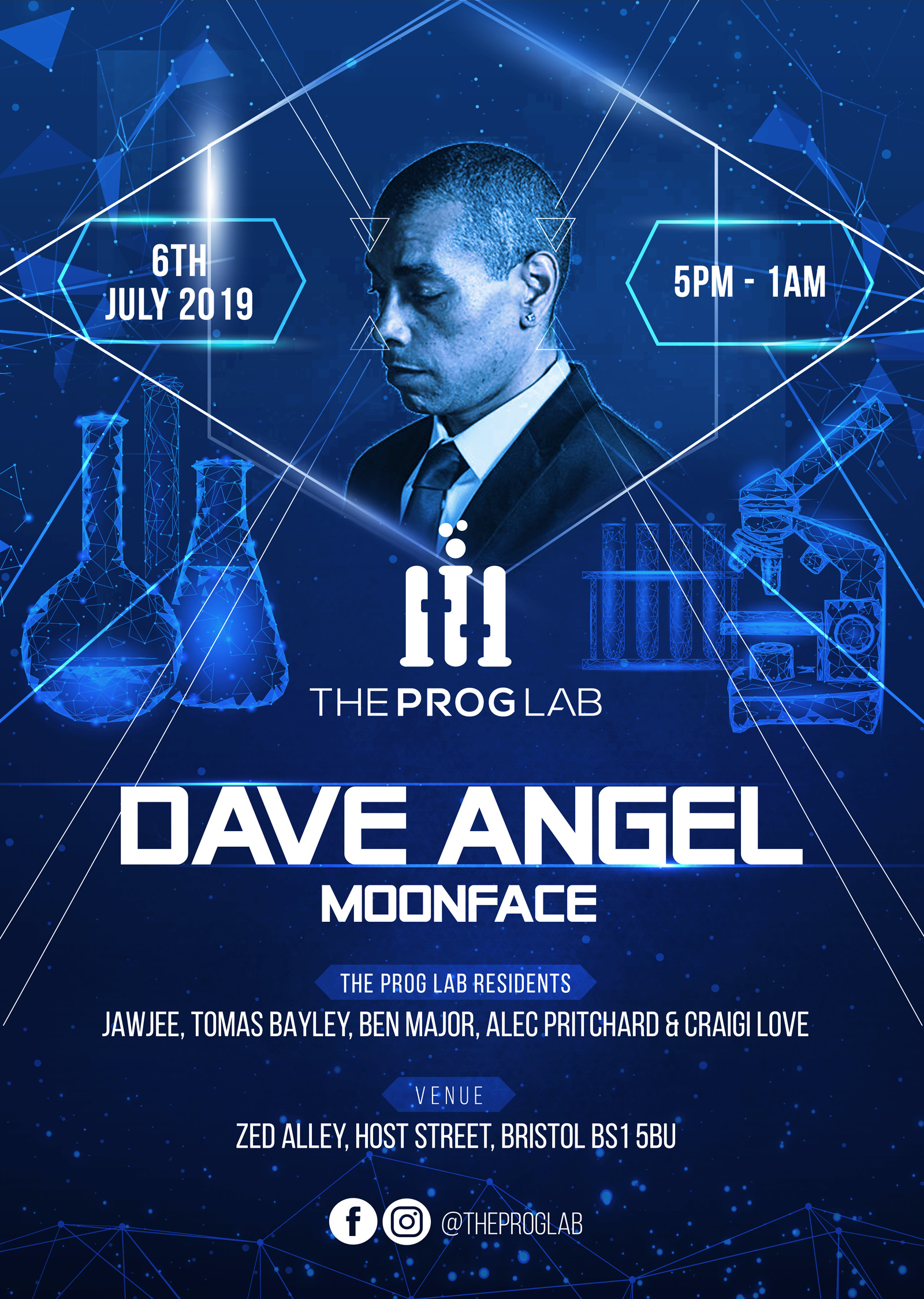 The Prog Lab: Dave Angel, Moonface + Residents at Zed Alley