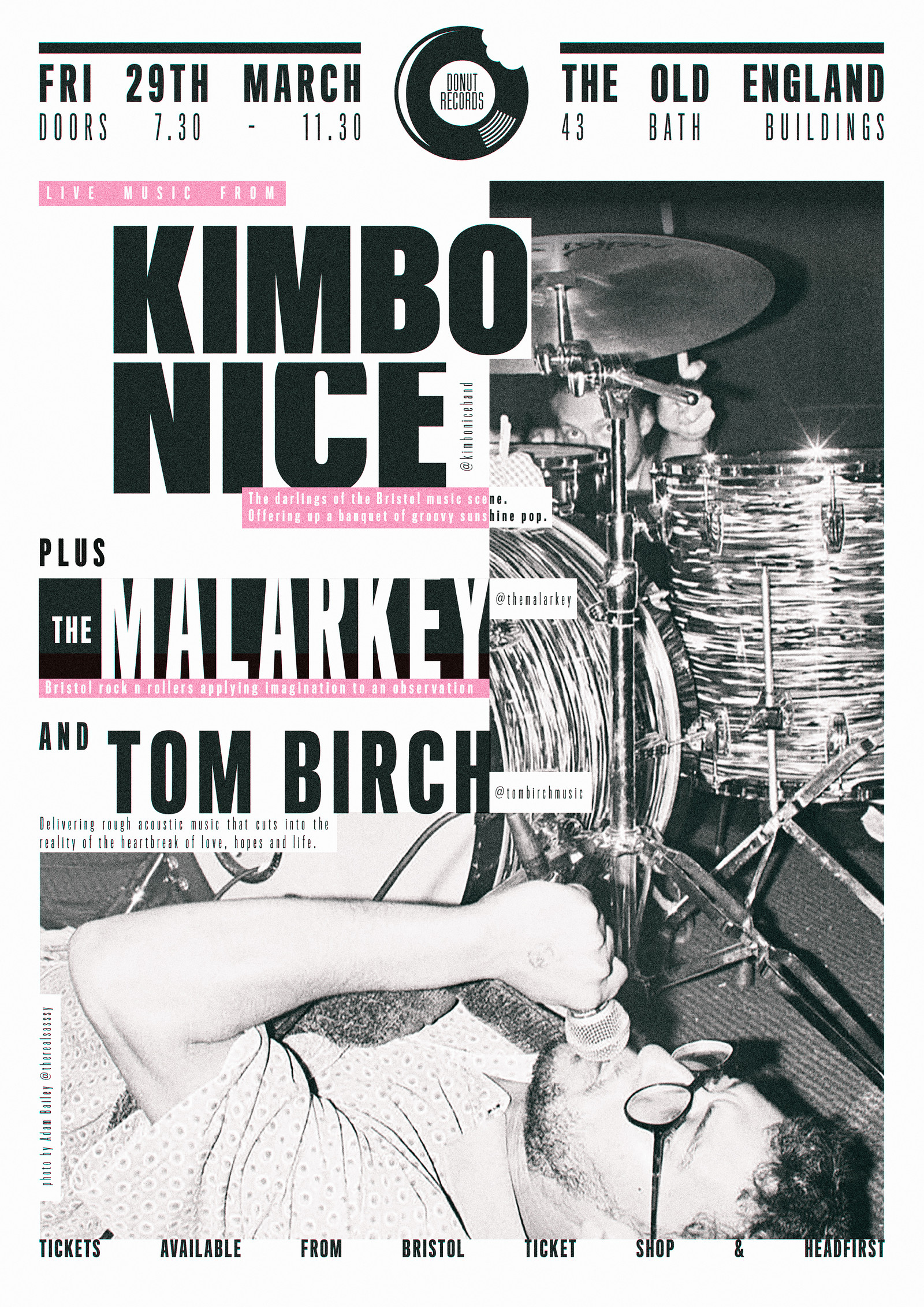 Donut Records Presents - *Kimbo Nice* at The Old England Pub