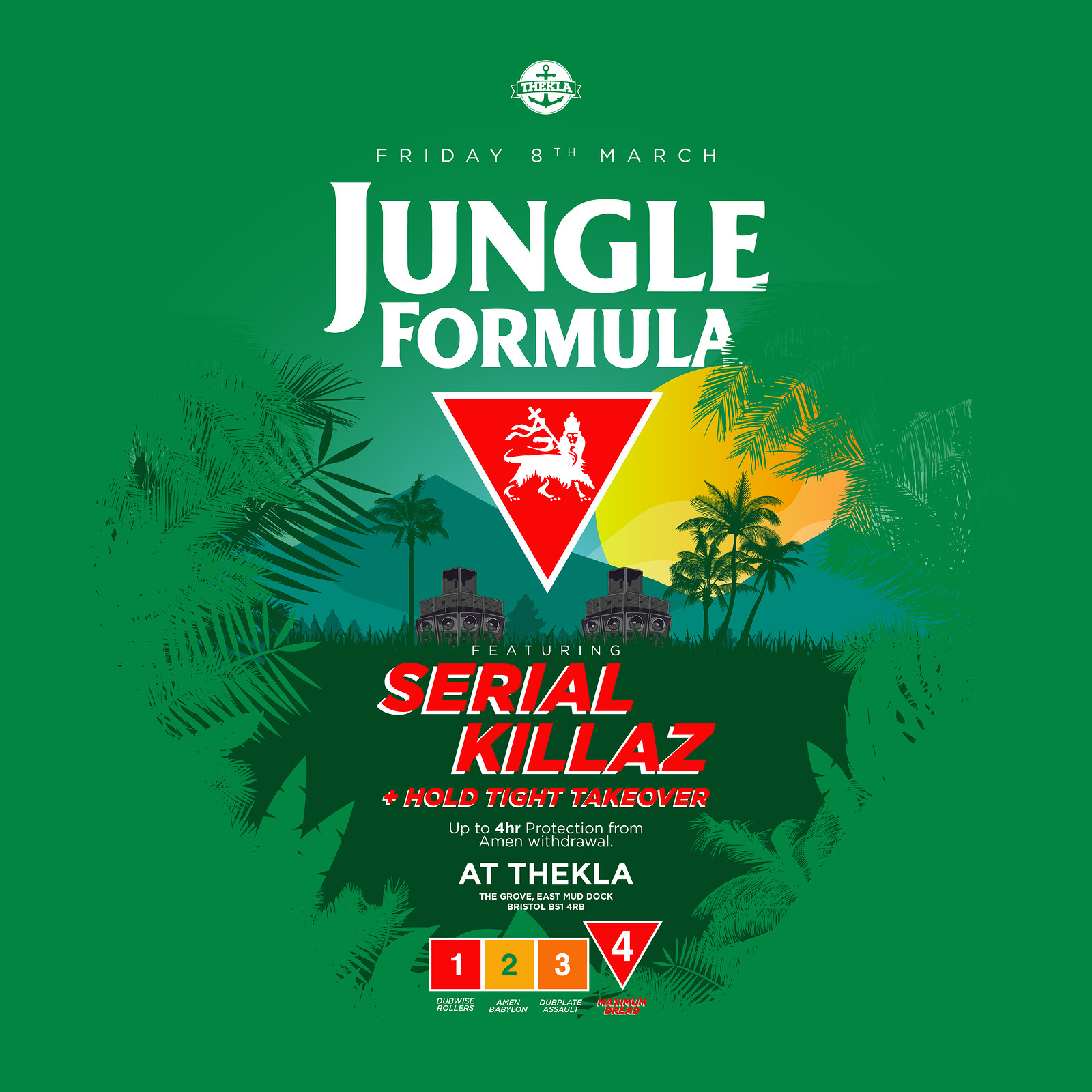 Jungle Formula // Serial Killaz & Hold Tight at Thekla