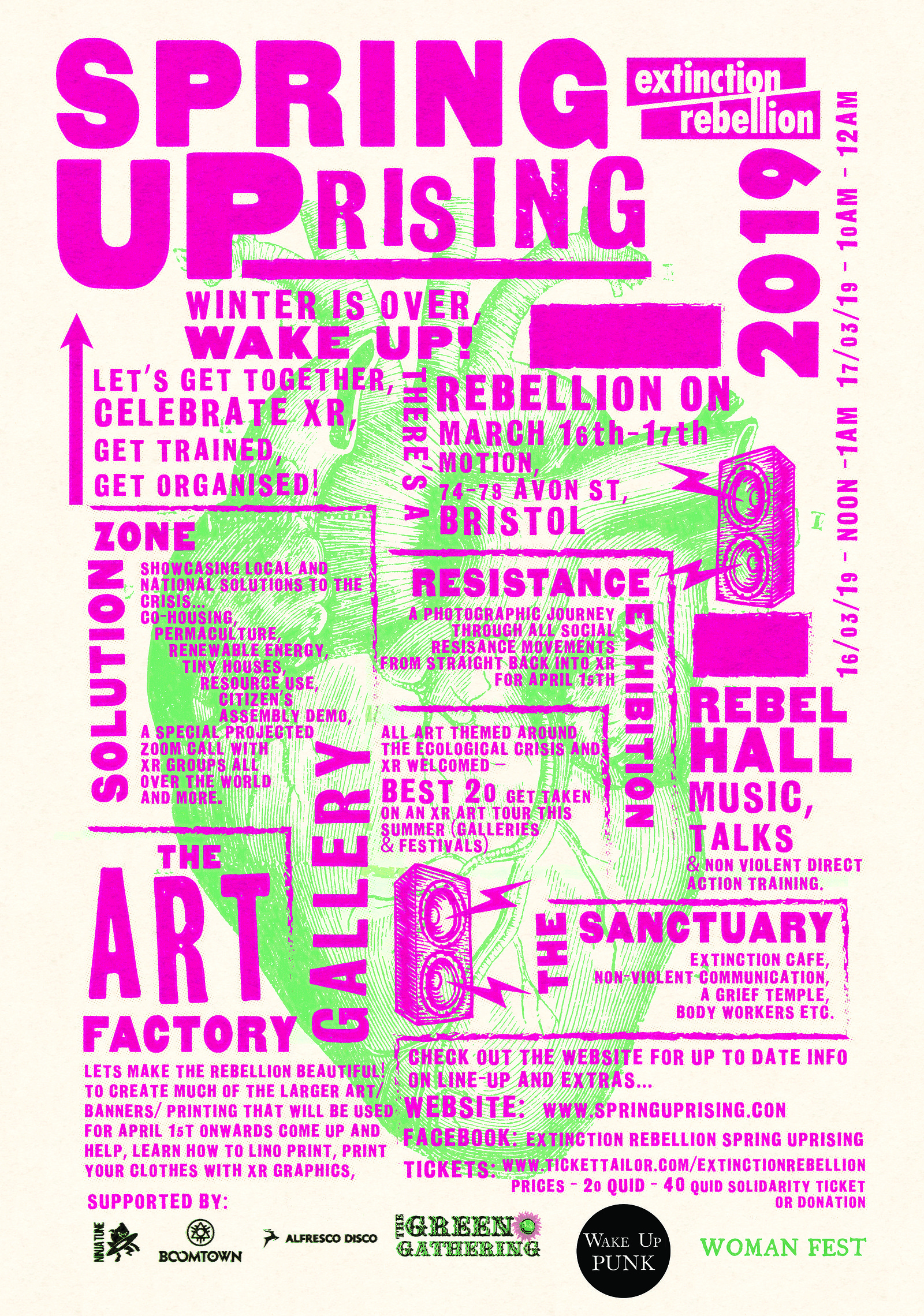 Extinction Rebellion Spring Uprising, Motion – Headfirst Bristol
