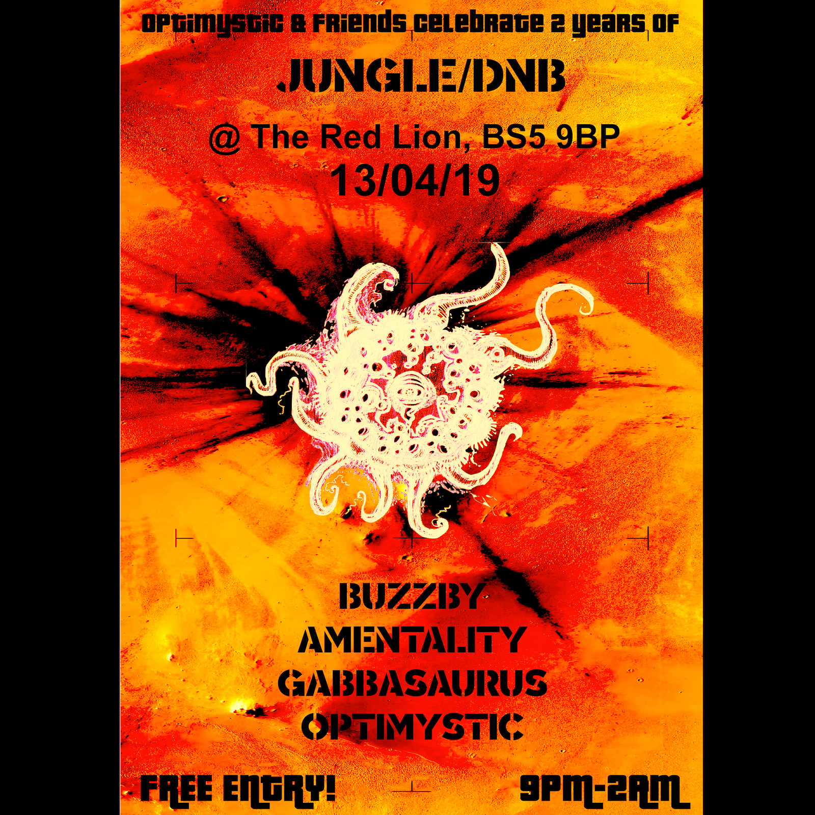 Optimystic&Friends Free Jungle/DnB Session 18 at The red Lion BS5