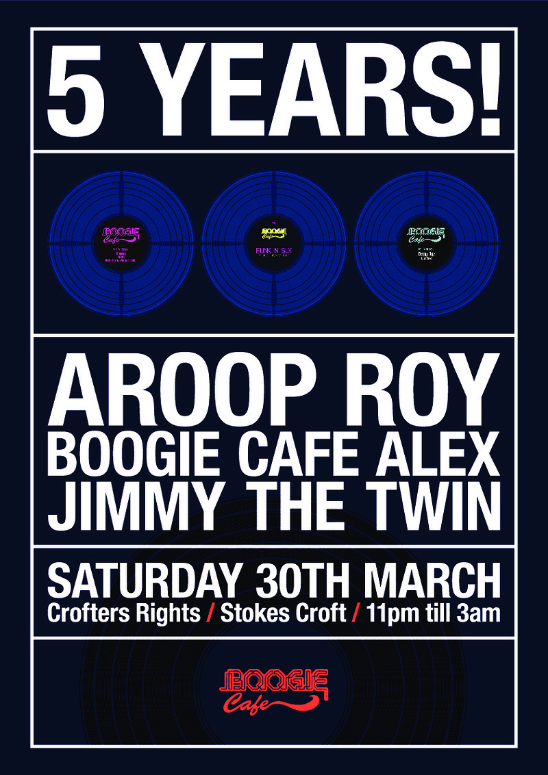Boogie Cafe 5th Birthday with Aroop Roy at Crofters Rights