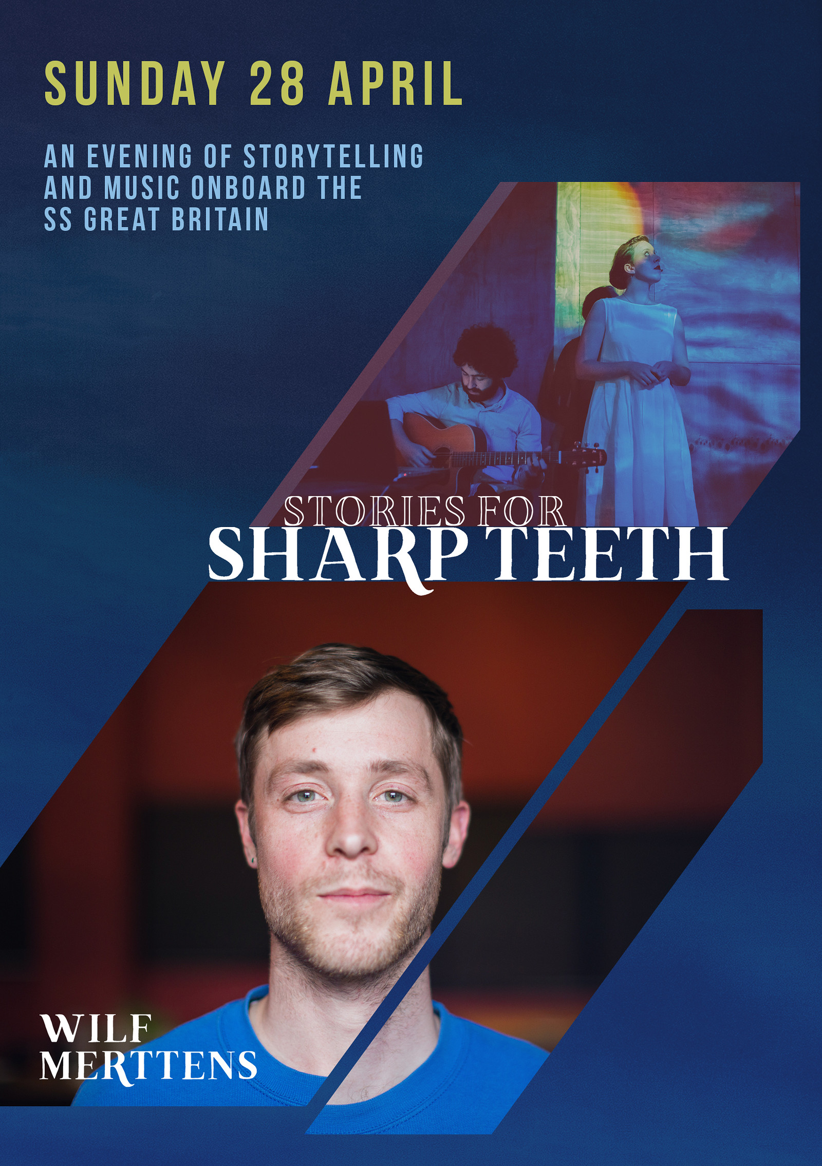 Stories for Sharp Teeth Present Wilf Merttens at SS Great Britain
