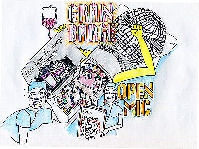 Grain Barge Open Mic 4th Birthday Special at The Grain Barge