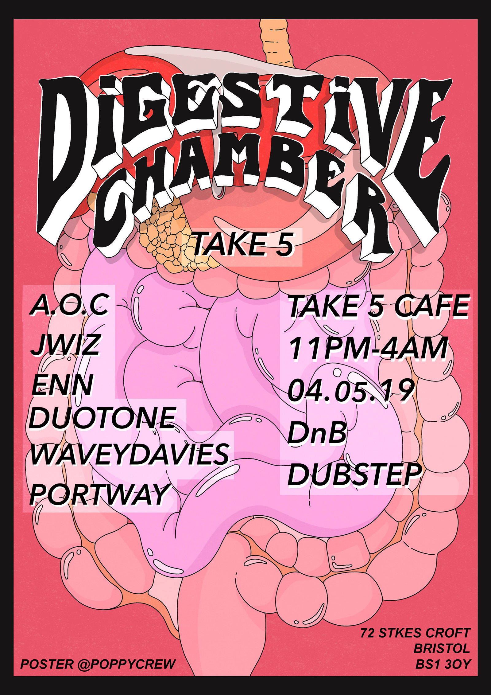 Digestive Chamber 3 at Take Five Cafe