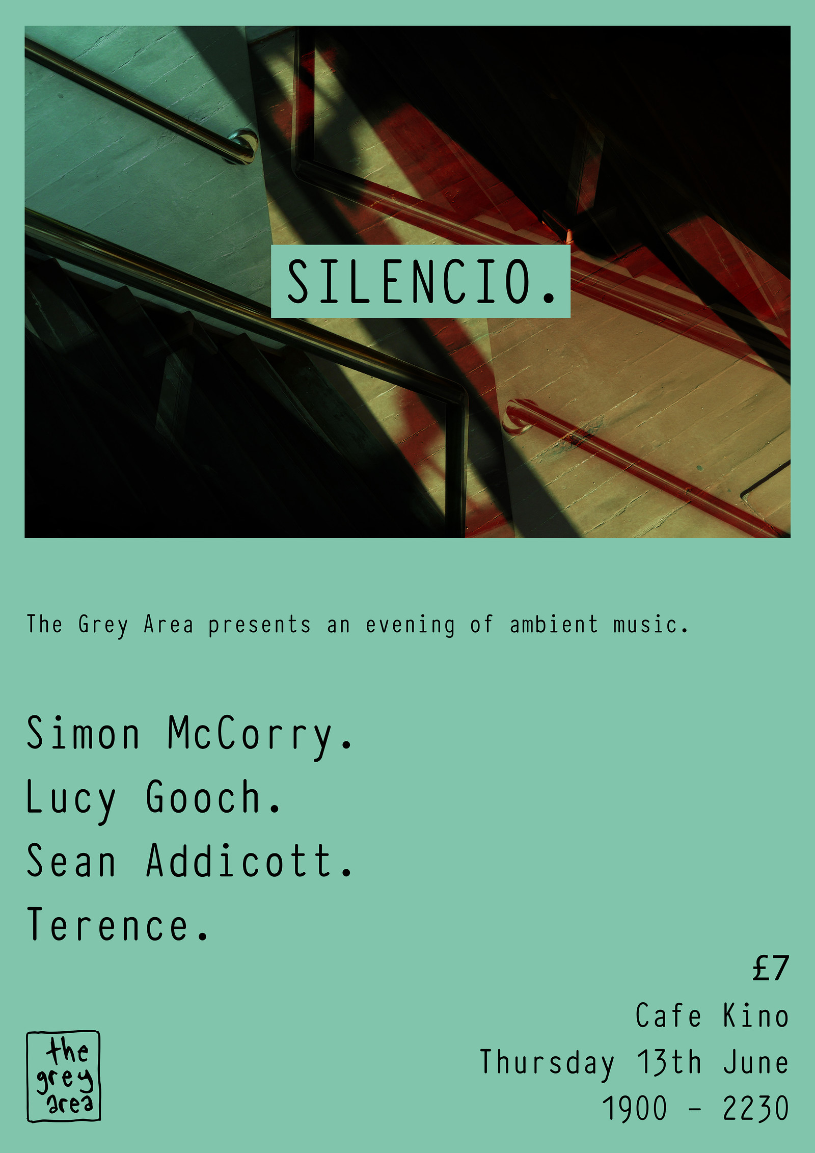 Silencio. An evening of ambient music at Cafe Kino