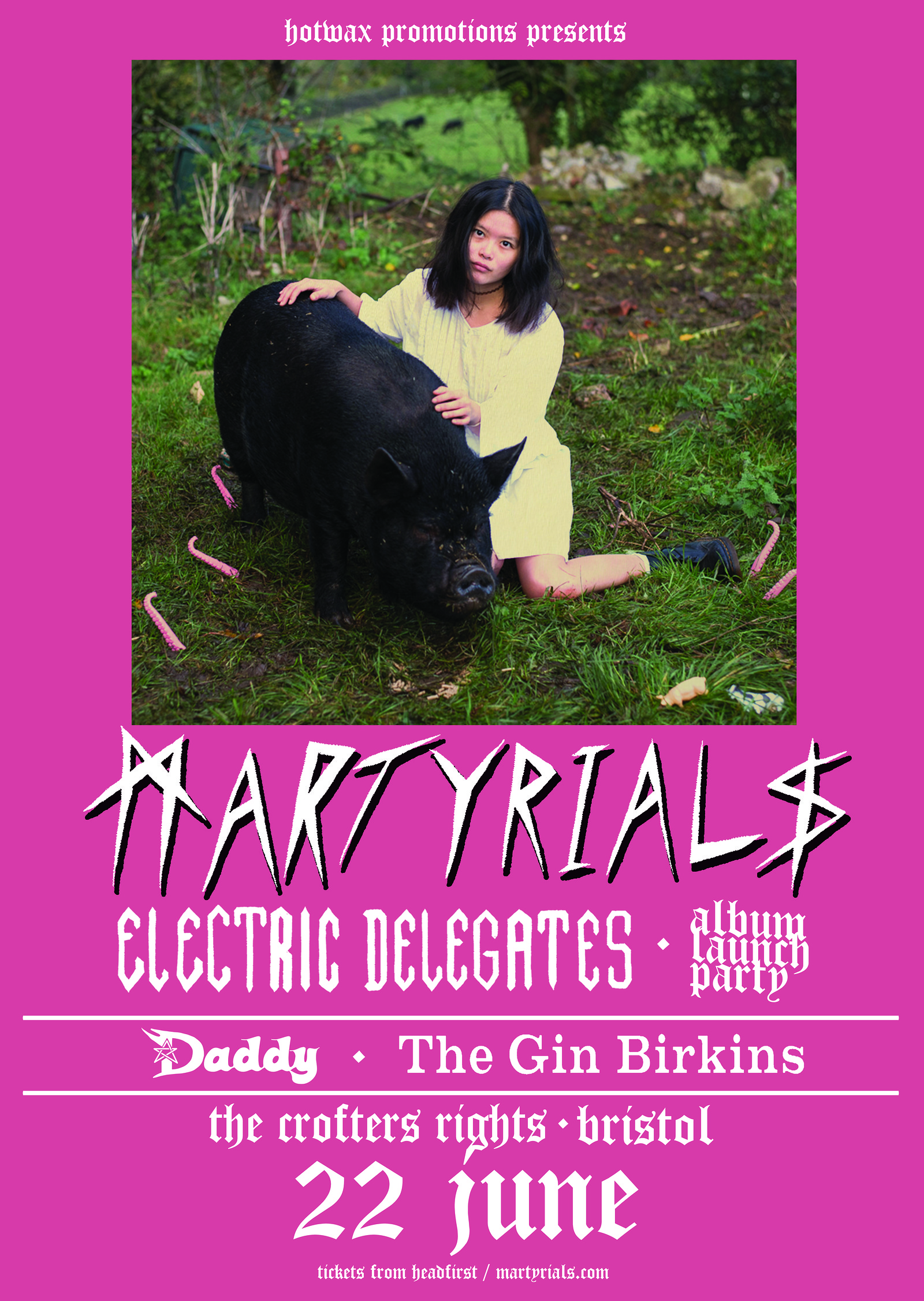 Martyrials 'Electric Delegates' Album Launch at The Old England Pub