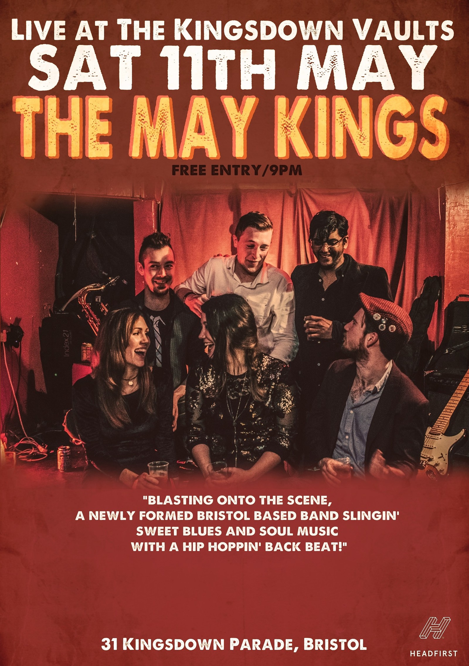 The May Kings at The Kingsdown Vaults at Kingsdown Vaults