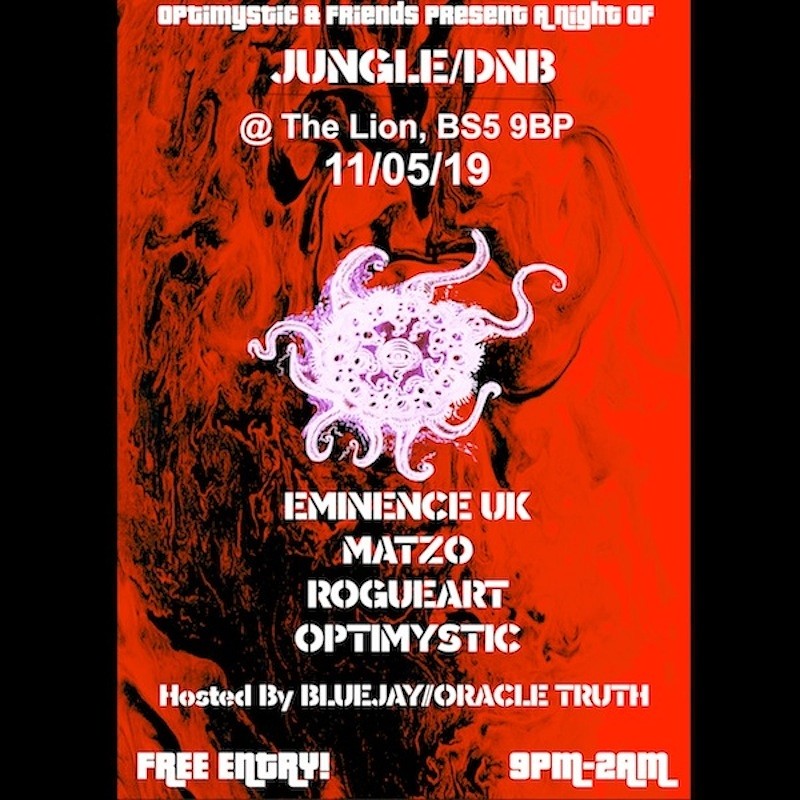 Optimystic & Friends Free Jungle/DnB Session 19 at The Red Lion BS5