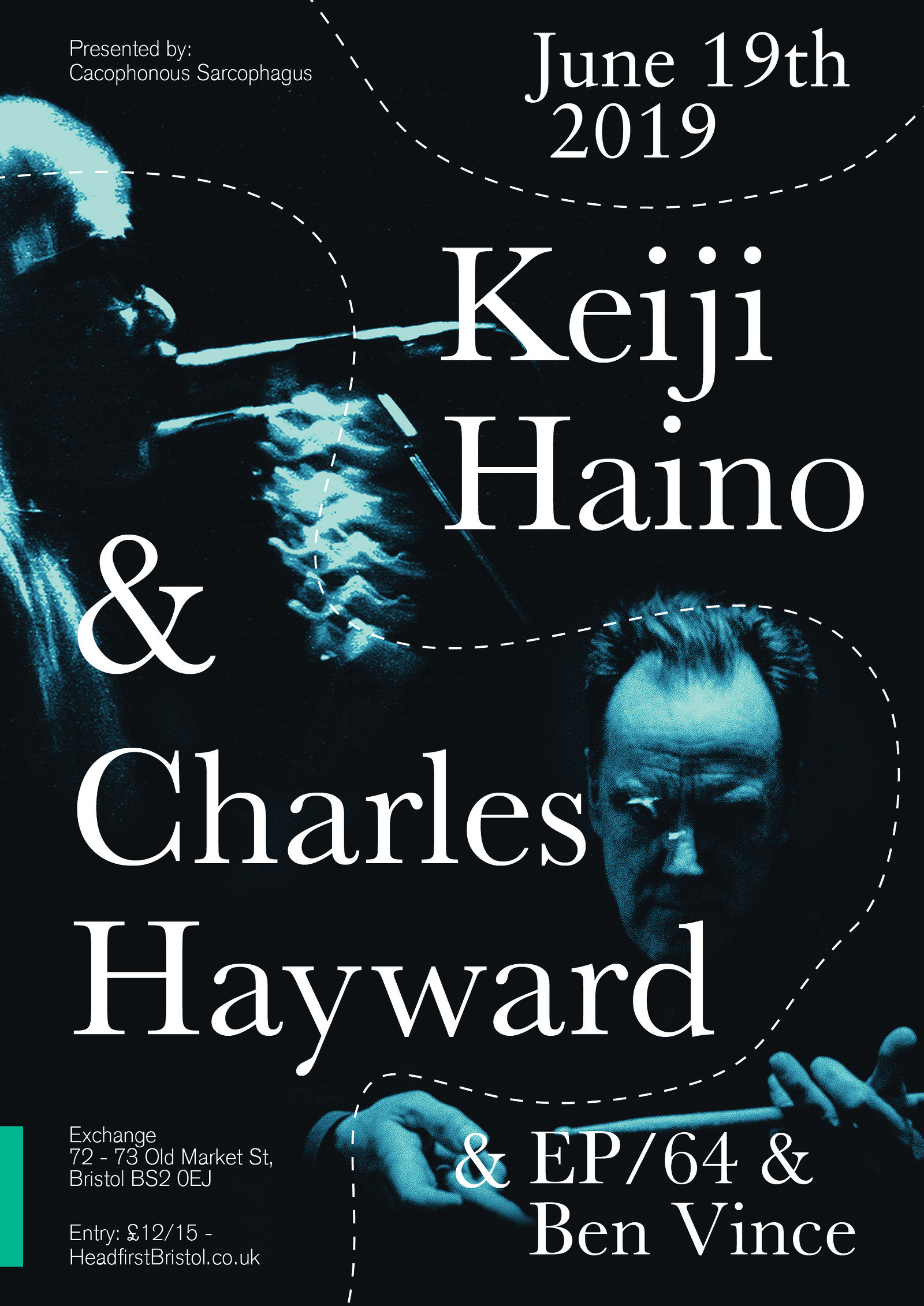 Keiji Haino & Charles Hayward + EP/64 & Ben Vince at Exchange