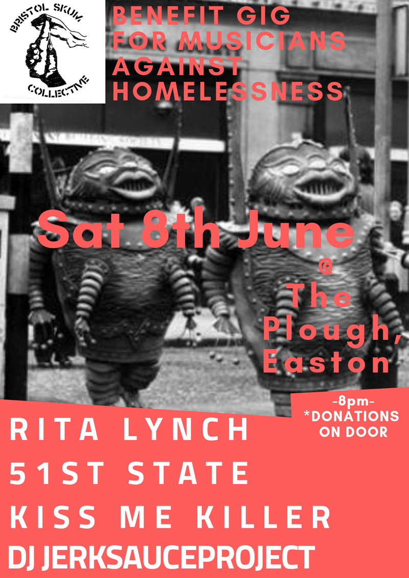 Rita Lynch, 51st State + Kiss Me Killer at The Plough Inn