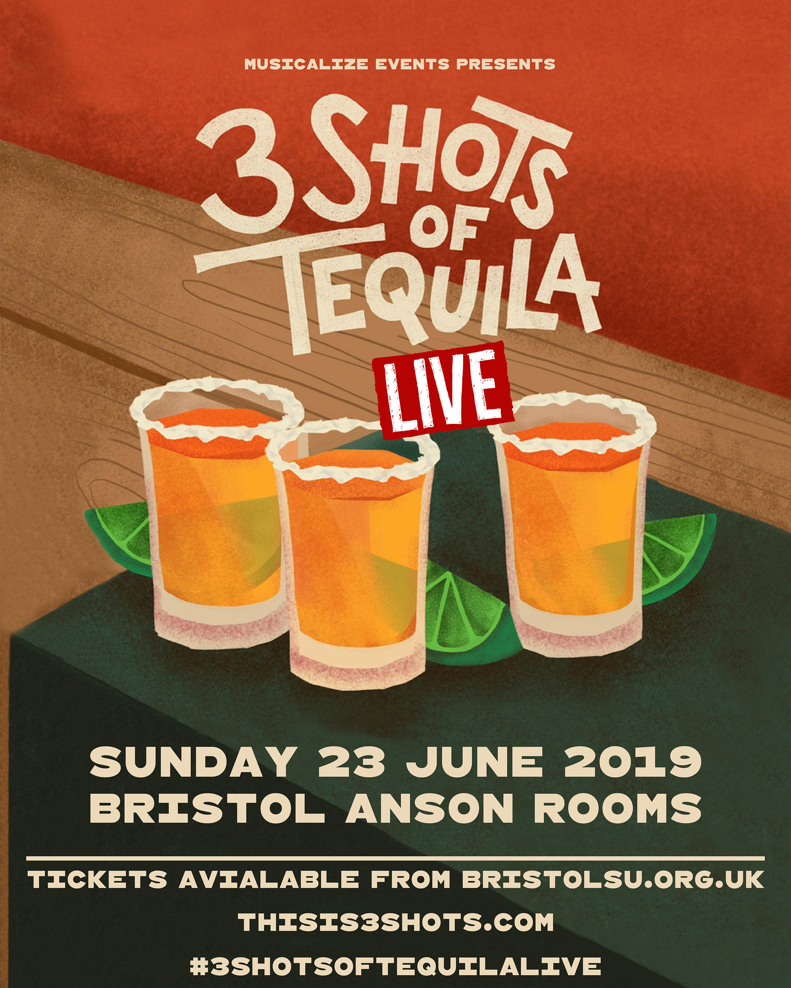 3 Shots of Tequila at Anson Rooms