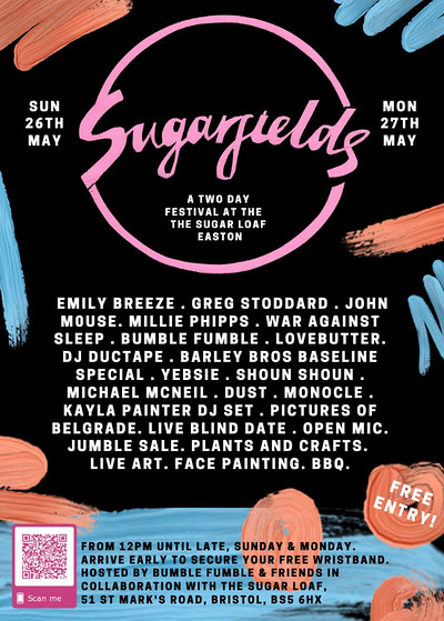 SUGARFIELDS 2019 at The Sugarloaf, St Marks Road, Easton
