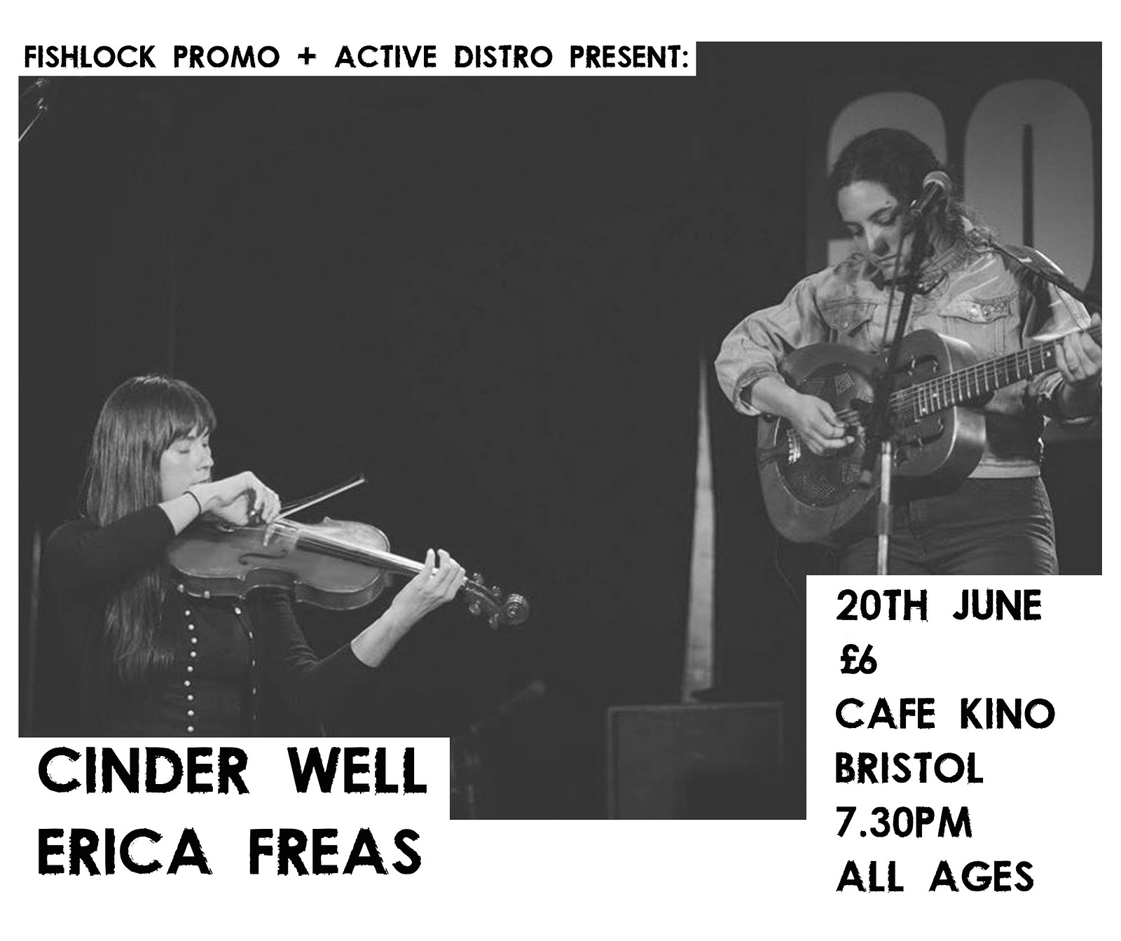 Cinder Well + Erica Freas at Cafe Kino