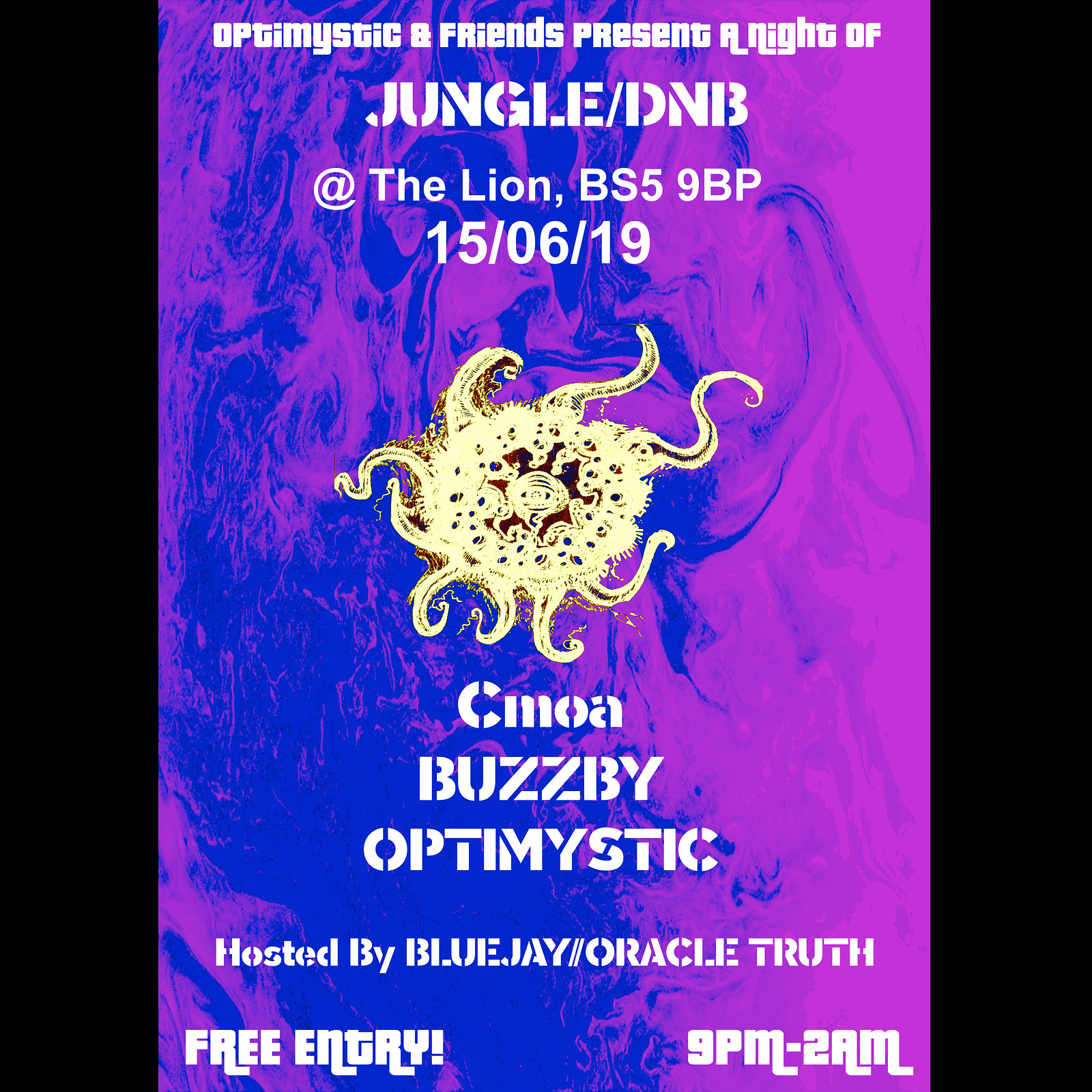 Optimystic & Friends Free Jungle/Dnb Session 20 at The Lion BS5