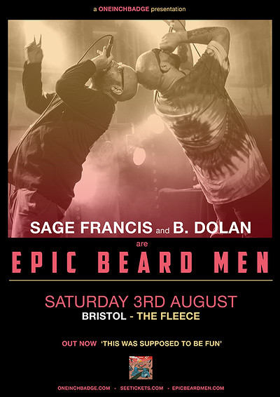 Sage Francis and B. Dolan are EPIC BEARD MEN at The Fleece