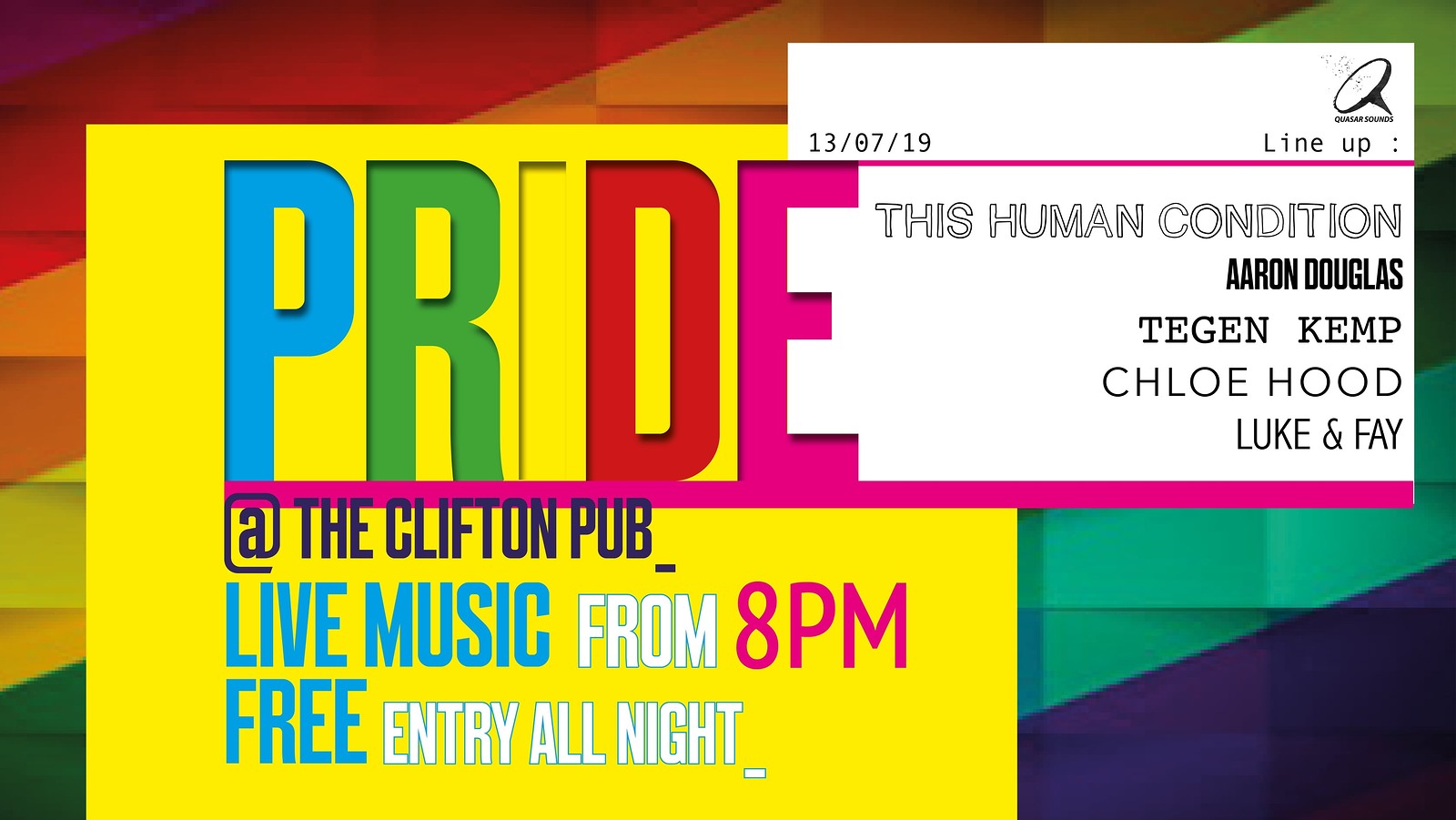 Pride @ The Clifton at The Clifton Pub