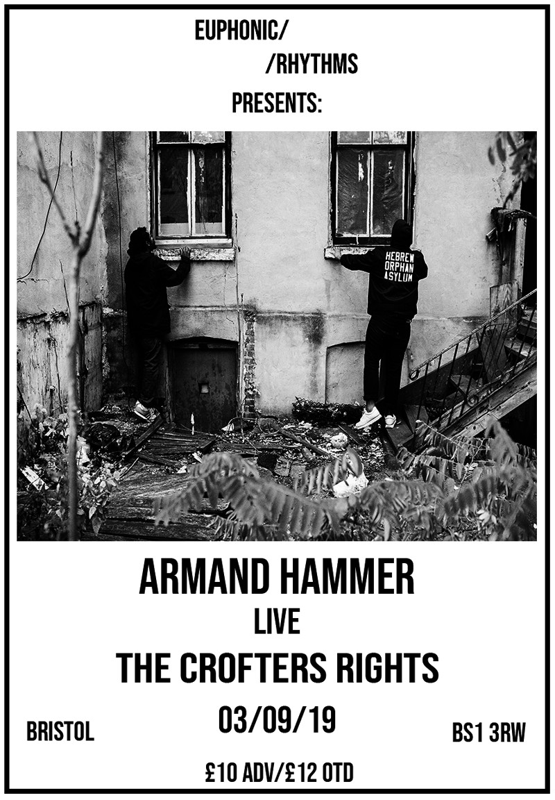 Armand Hammer/Kinlaw & Franco/DJ Taye/WithDrawn at Crofters Rights