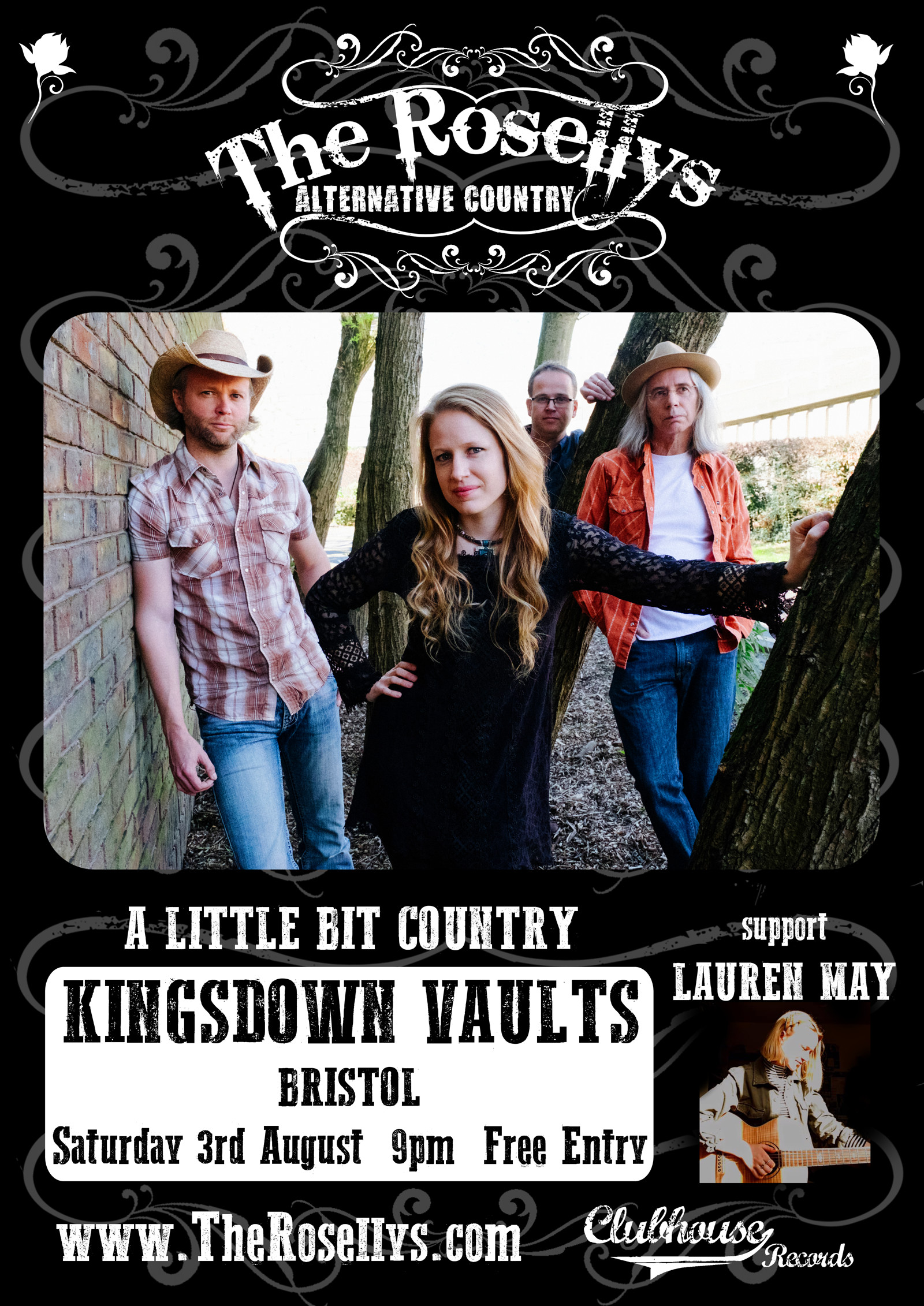 The Rosellys plus support from Lauren May at Kingsdown Vaults