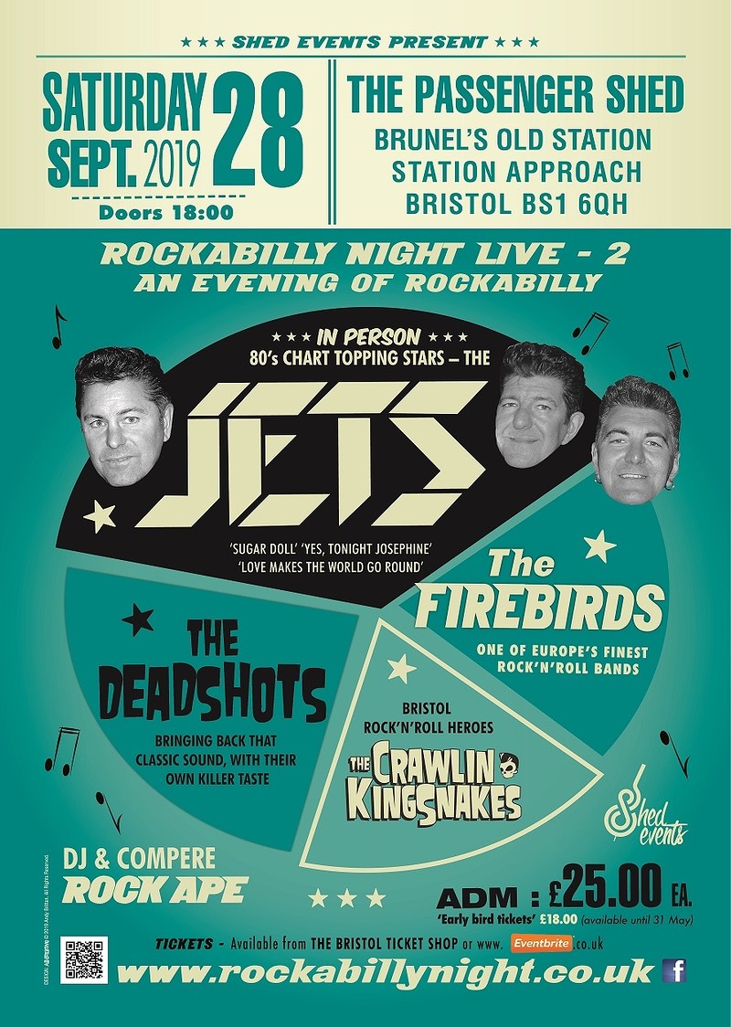 The Jets & Special Guests at The Passenger Shed, Bristol, BS1 6QH