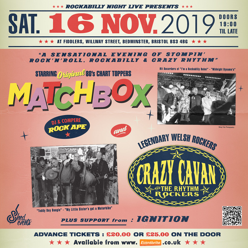 Matchbox & Crazy Cavan 'n' the Rythm Rockers at Fiddlers