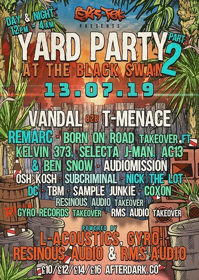Yard Party No.2 - Day & Night Event at The Black Swan
