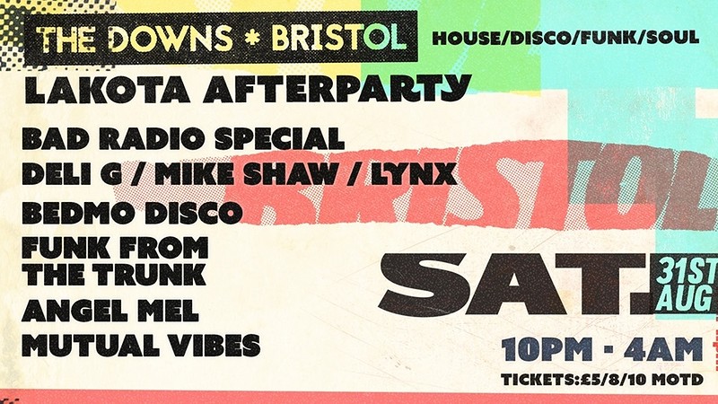 The Downs Bristol: Official Afterparty Tickets at Lakota