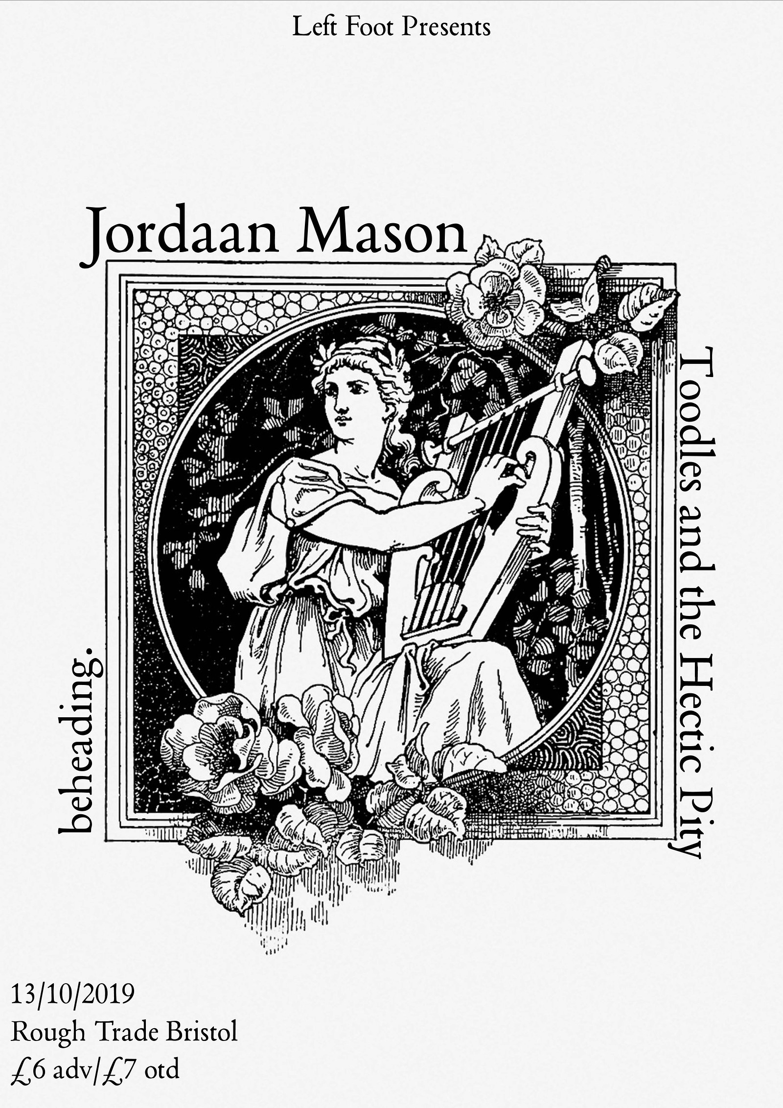 Jordaan Mason - Toodles & beheading. Rough Trade at Rough Trade Bristol