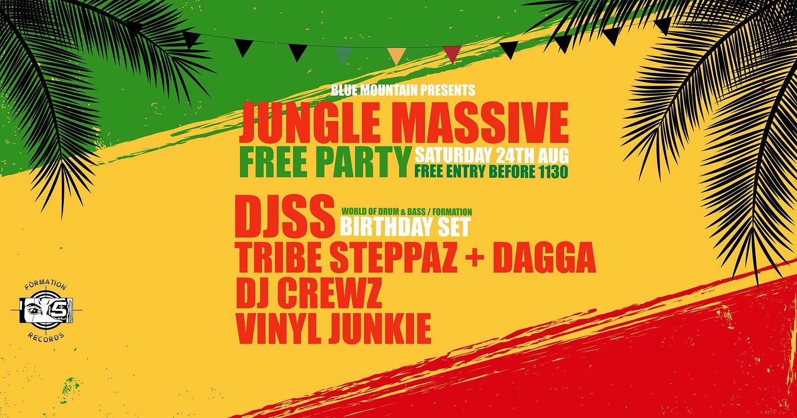 Jungle Massive Free Party: Bristol w/ DJSS at Blue Mountain