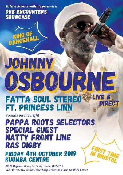 Johnny Osbourne & Direct at Kuumba Centre
